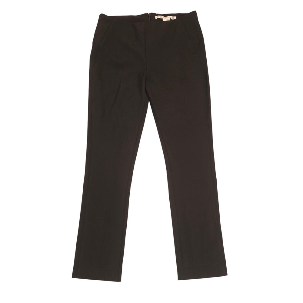 Veronica Beard Classic Black Slim-Leg Pants Trousers - Sz 6 Small